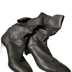 Easy Spirit Black Heeled Boots